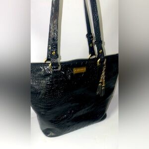 Brahmin croc tote bag